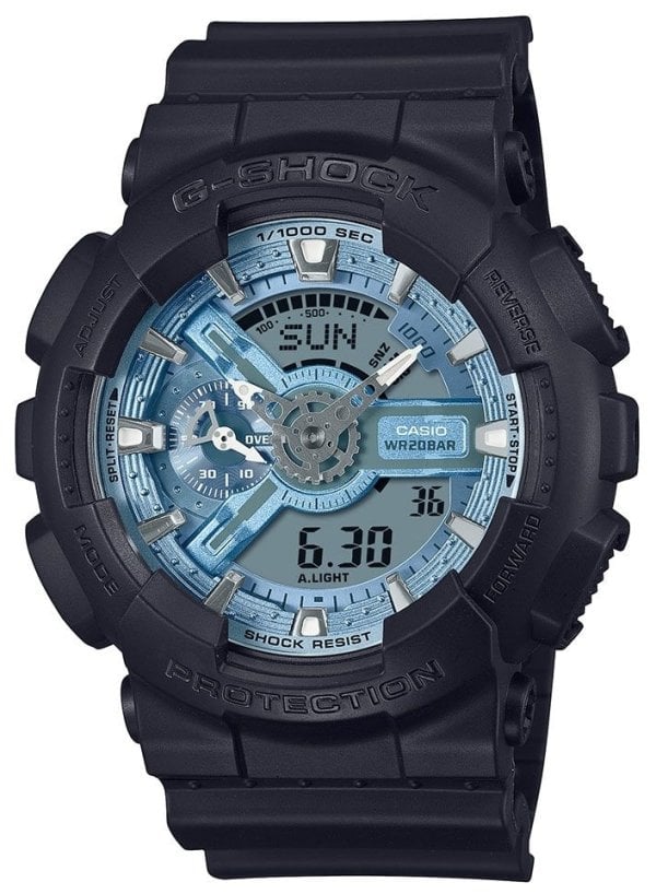 Casio Herrklocka GA-110CD-1A2ER G-shock Blå/Resinplast Ø51.2 mm