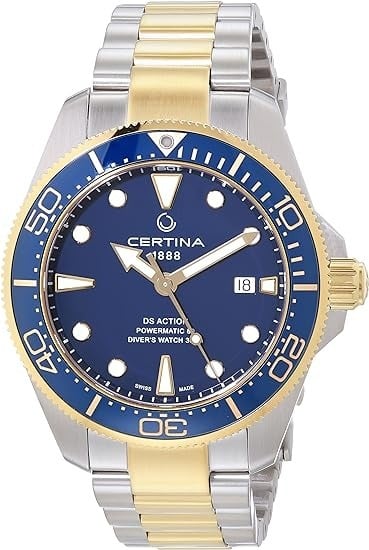Certina Herrklocka C032.607.22.041.00 DS Action Blå/Guldtonat stål