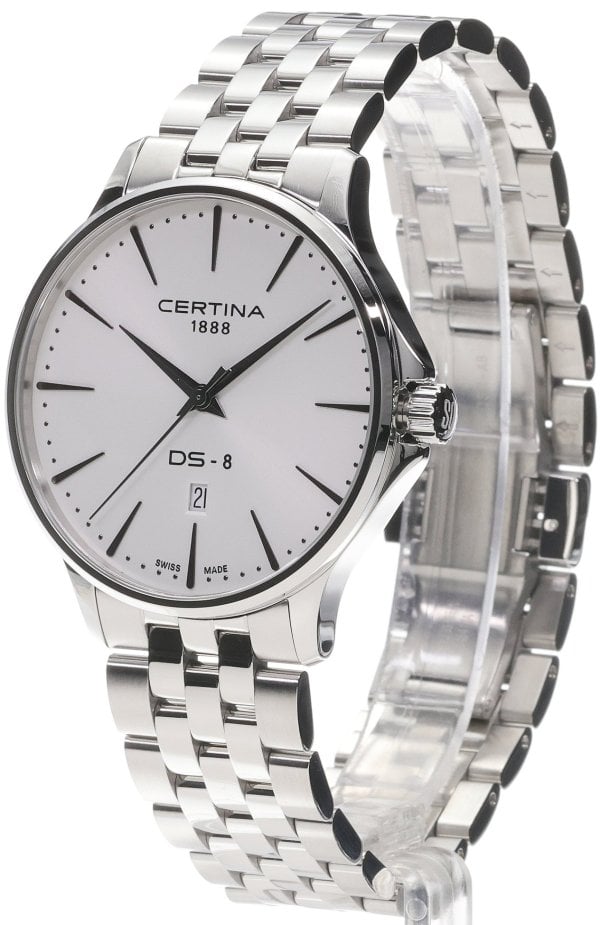 Certina Herrklocka C045.410.11.011.00 Ds 8 Silverfärgad/Stål Ø40 mm