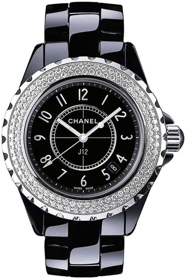 Chanel damklocka h0949 j12 svart/keramik ø33 mm chanel damklocka h0949 j12 svart/keramik ø33 mm