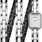 chanel damklocka h3059 premiere vit/keramik 15x19.5 mm