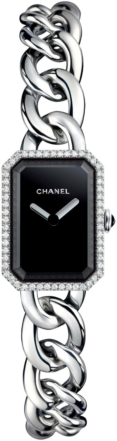 Chanel Damklocka H3252 Premiere Svart/Stål 16x22 mm
