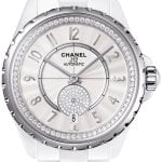 chanel damklocka h3841 j12 vit/keramik ø36.5 mm
