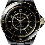 chanel damklocka h9541 j12 svart/keramik ø38 mm