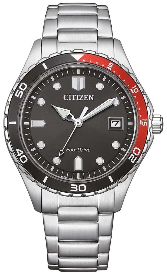 Citizen Herrklocka AW1820-81E Eco Drive Svart/Stål Ø36.8 mm