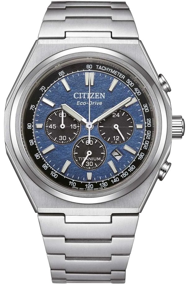 Citizen Herrklocka CA4610-85L Eco Drive Blå/Titan Ø42.5 mm
