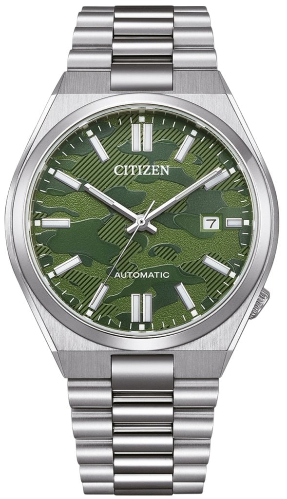 Citizen Herrklocka NJ0159-86X Tsuyosa Collection Grön/Guldtonat
