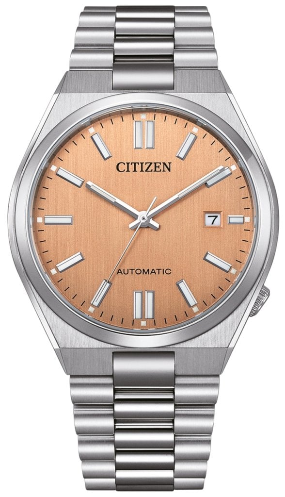 Citizen Herrklocka NJ0159-86Z Tsuyosa Collection Orange/Guldtonat