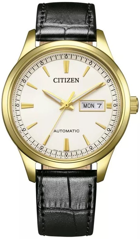 Citizen Herrklocka NY4059-09A Elegant Beige/Läder Ø40 mm