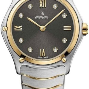 Ebel Damklocka 1216419A Classic Svart/18 karat gult guld Ø29 mm