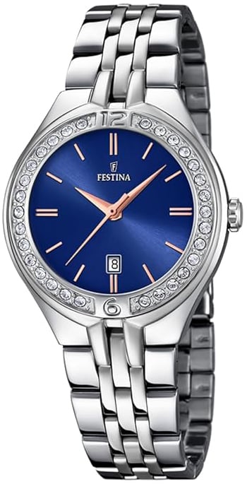 Festina Damklocka F16867-5 Mademoiselle Blå/Stål Ø32.5 mm