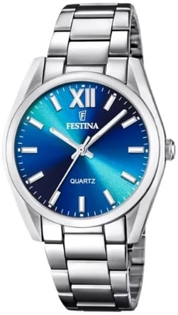 Festina Damklocka F20622-I Boyfriend Blå/Stål Ø36.8 mm