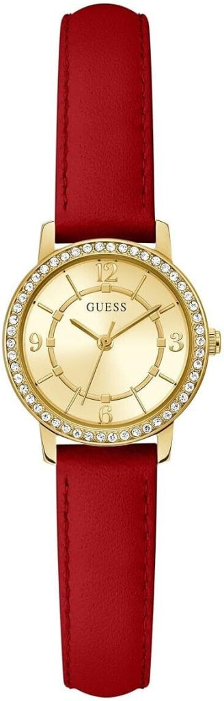 Guess Damklocka GW0643L2 Guld/Läder Ø28 mm