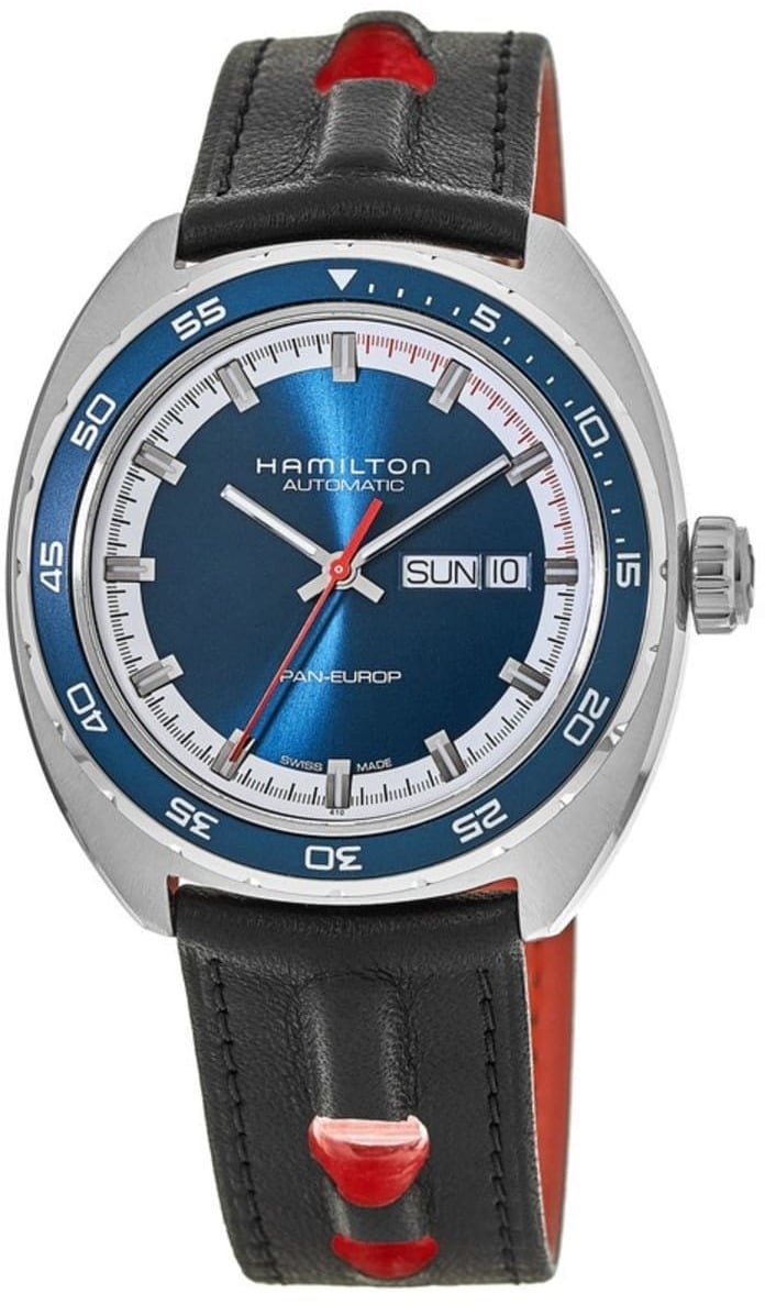 Hamilton Herrklocka H35405741 American Classic Timeless Blå/Textil