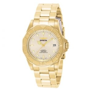 Invicta Herrklocka 9010 Pro Diver Mako Guld/Gulguldtonat stål Ø43 mm
