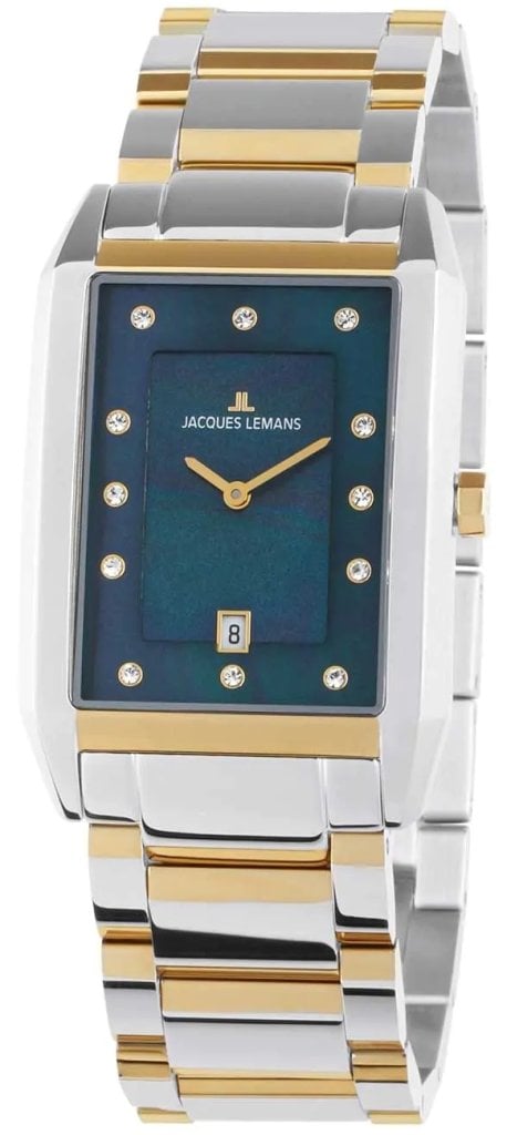 Jacques Lemans 1-2159O Torino Blå/Guldtonat stål Ø30 mm