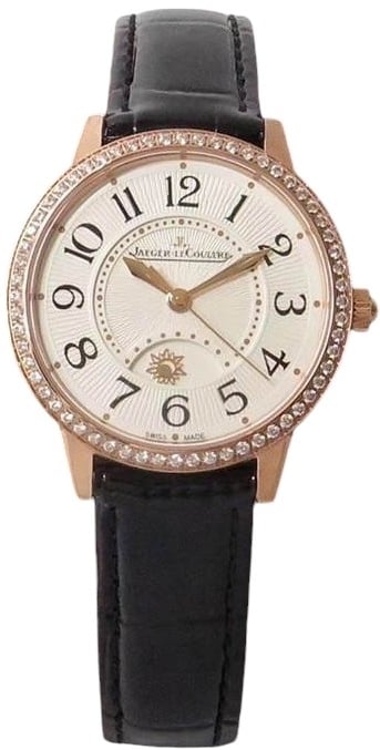 Jaeger LeCoultre Damklocka 3442430 Rendez-Vous Silverfärgad/Läder