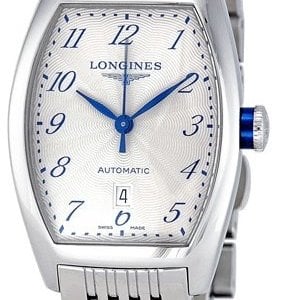 Longines Damklocka L2.142.4.73.6 Evidenza Vit/Stål 30.6x26 mm
