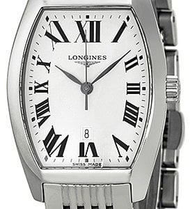 Longines Damklocka L2.155.4.71.6 Evidenza Vit/Stål 30.6x26 mm