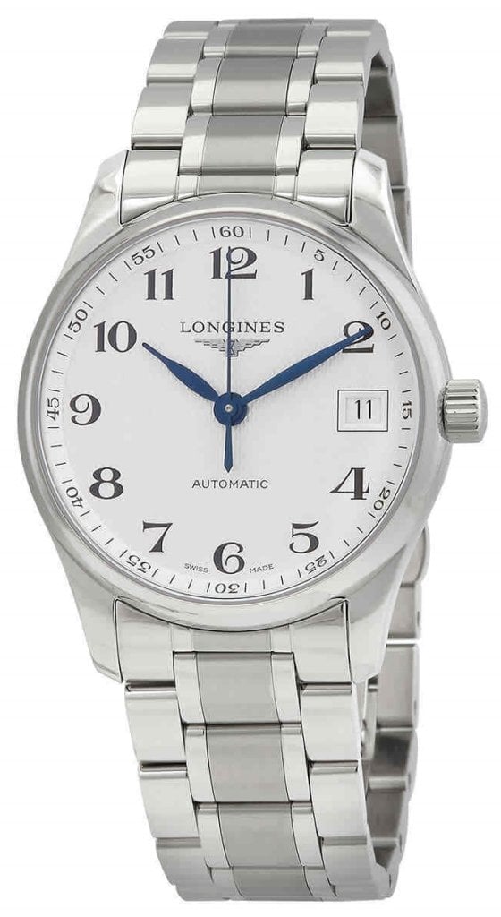 Longines Damklocka L2.357.4.78.6 Master Silverfärgad/Stål Ø34 mm