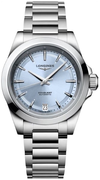 Longines Damklocka L3.430.4.92.6 Conquest Blå/Stål Ø34 mm