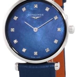 Longines Damklocka L4.209.4.81.2 La Grande Classique De Blå/Läder