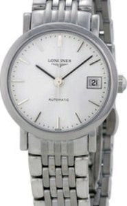 Longines Damklocka L4.309.4.12.6 Elegant Vit/Stål Ø25.5 mm