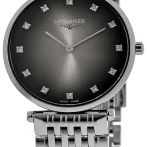 Longines Damklocka L4.512.4.77.6 La Grande Classique De Grå/Stål