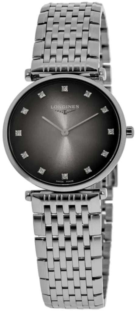 Longines Damklocka L4.512.4.77.6 La Grande Classique De Grå/Stål