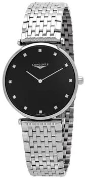 Longines Damklocka L4.866.4.58.6 La Grande Classique De Svart/Stål