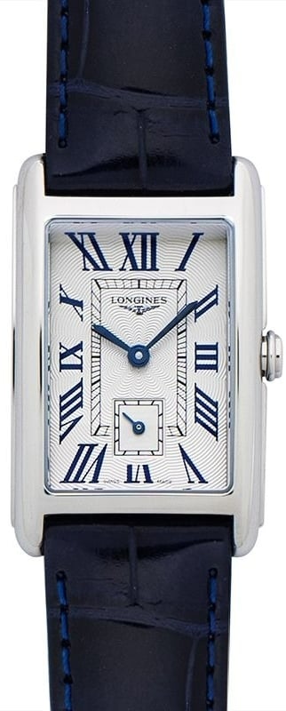 Longines Damklocka L5.512.4.71.7 Dolcevita Silverfärgad/Läder