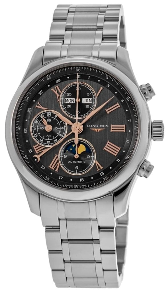 Longines Herrklocka L2.673.4.61.6 Master Collection Grå/Stål Ø40 mm