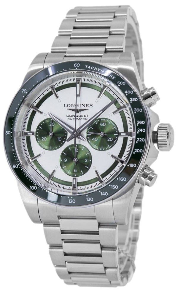 Longines Herrklocka L3.835.4.02.6 Conquest Silverfärgad/Stål Ø42 mm