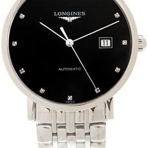 Longines Herrklocka L4.910.4.57.6 Elegant Svart/Stål Ø39 mm