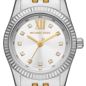 Michael Kors Damklocka MK4740 Lexington Silverfärgad/Guldtonat stål