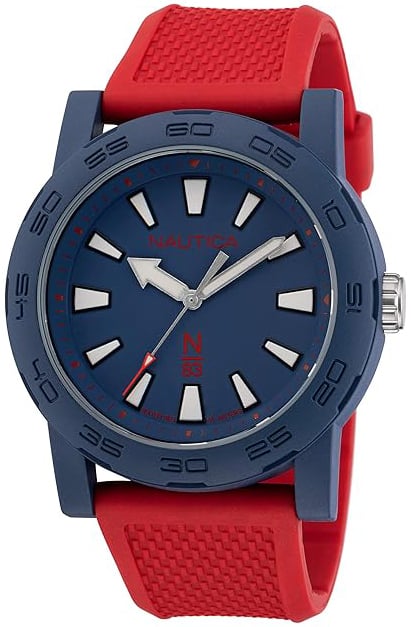 Nautica Herrklocka NAPATF204 N83 Blå/Gummi Ø44 mm