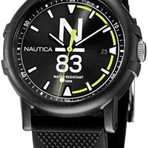 Nautica Herrklocka NAPEPS106 N83 Svart/Gummi Ø38 mm