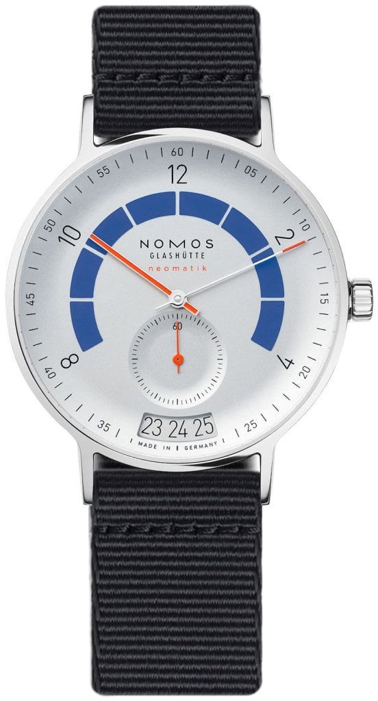 Nomos Glashütte Herrklocka N-1303 Autobahn Vit/Textil Ø41 mm