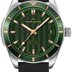 Norqain Damklocka N1800A84GA/E183/18BRE.16S Adventure Grön/Gummi