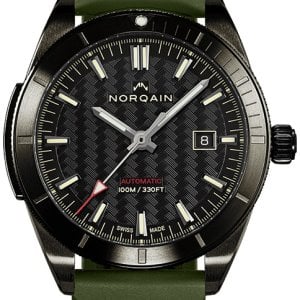 Norqain Herrklocka NB1000B01A/B102/10KR.20B Adventure Svart/Gummi