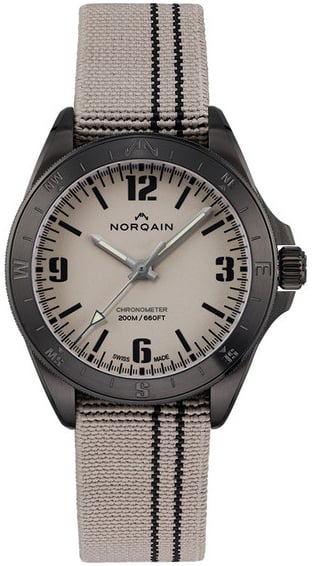 Norqain Herrklocka NNB1001BBWA/IL107/15NBF Adventure Beige/Gummi Ø40