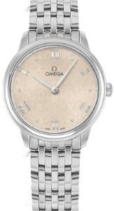 Omega Damklocka 434.10.28.60.09.001 De Ville Prestige Beige/Stål