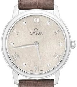 Omega Damklocka 434.13.28.60.59.001 De Ville Prestige Beige/Läder