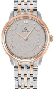 Omega Damklocka 434.20.30.60.02.001 De Ville Prestige Grå/18 karat