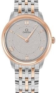 Omega Damklocka 434.20.30.60.02.001 De Ville Prestige Grå/18 karat