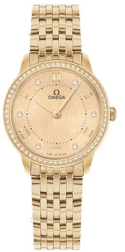 Omega Damklocka 434.55.30.60.58.001 De Ville Prestige Guld/18 karat