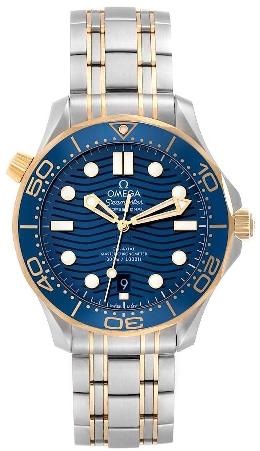 Omega Herrklocka 210.20.42.20.03.001 Seamaster Diver 300m Blå/18