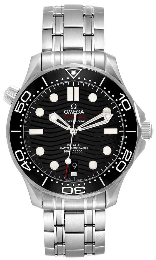 Omega Herrklocka 210.30.42.20.01.001 Seamaster Diver 300m Svart/Stål
