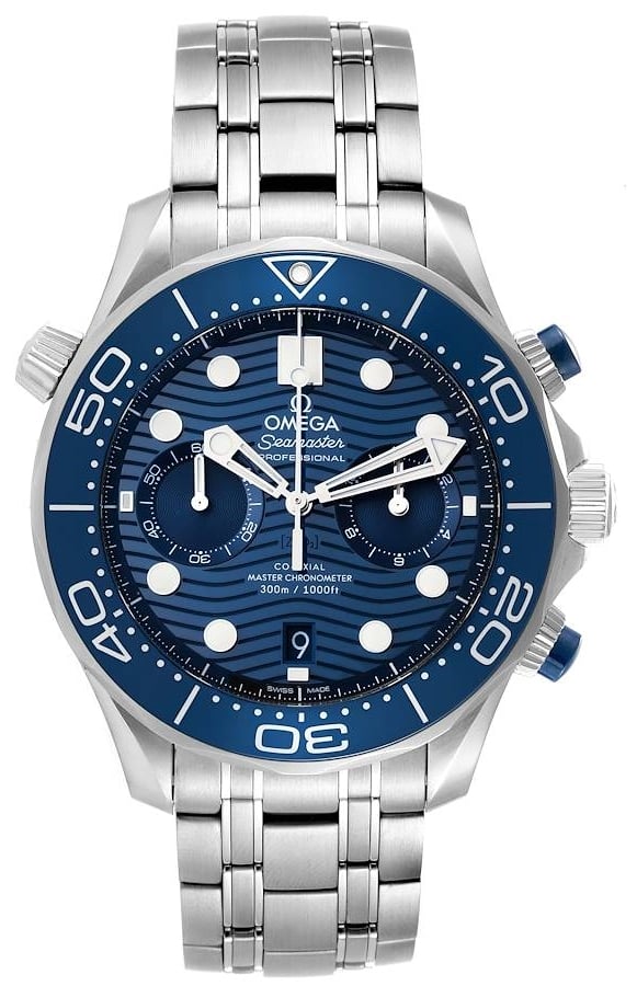 Omega Herrklocka 210.30.44.51.03.001 Seamaster Diver 300M Blå/Stål