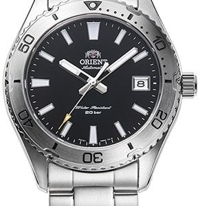 Orient Herrklocka RA-AC0Q01B30B Mako Svart/Stål Ø39.9 mm